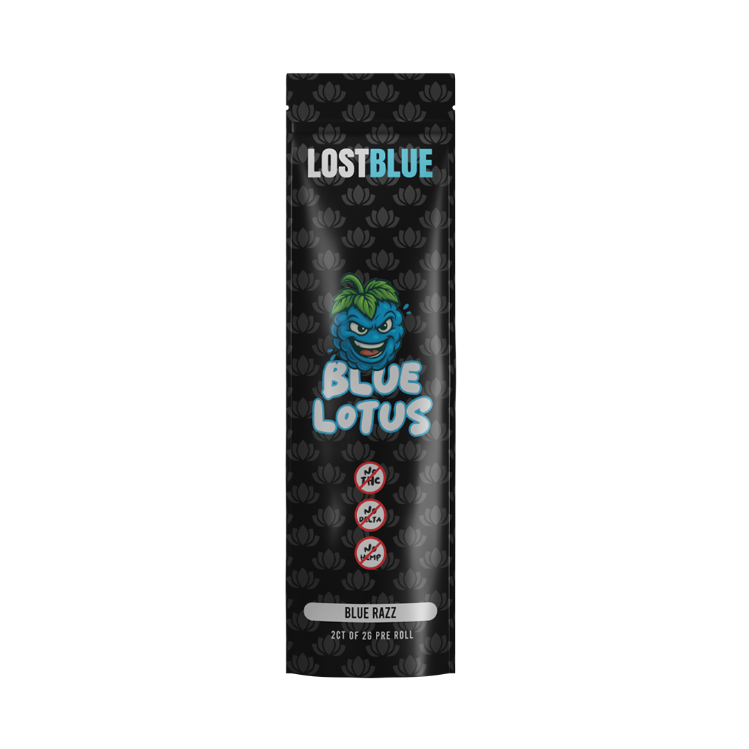 Blue Razz Blue Lotus Pre-Roll