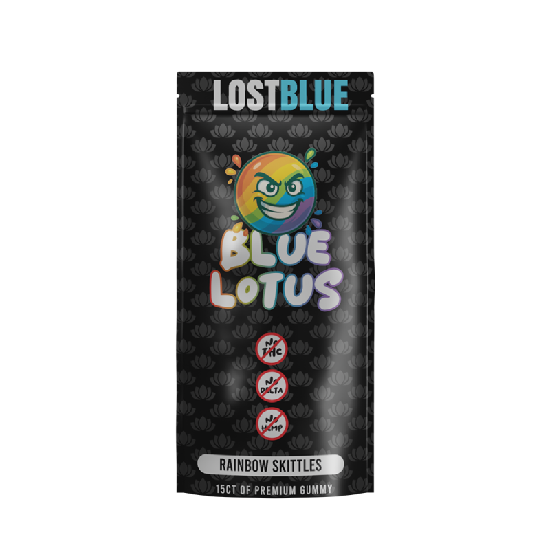 Rainbow Skittles Blue Lotus Gummies